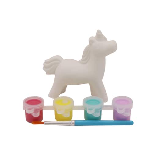 12 Pack: Color Your Own 3D Ceramic Unicorn Kit by Creatology&#x2122;